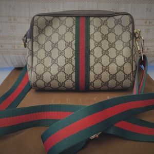 Gucci Vintage Crossbody Web Sherryline
